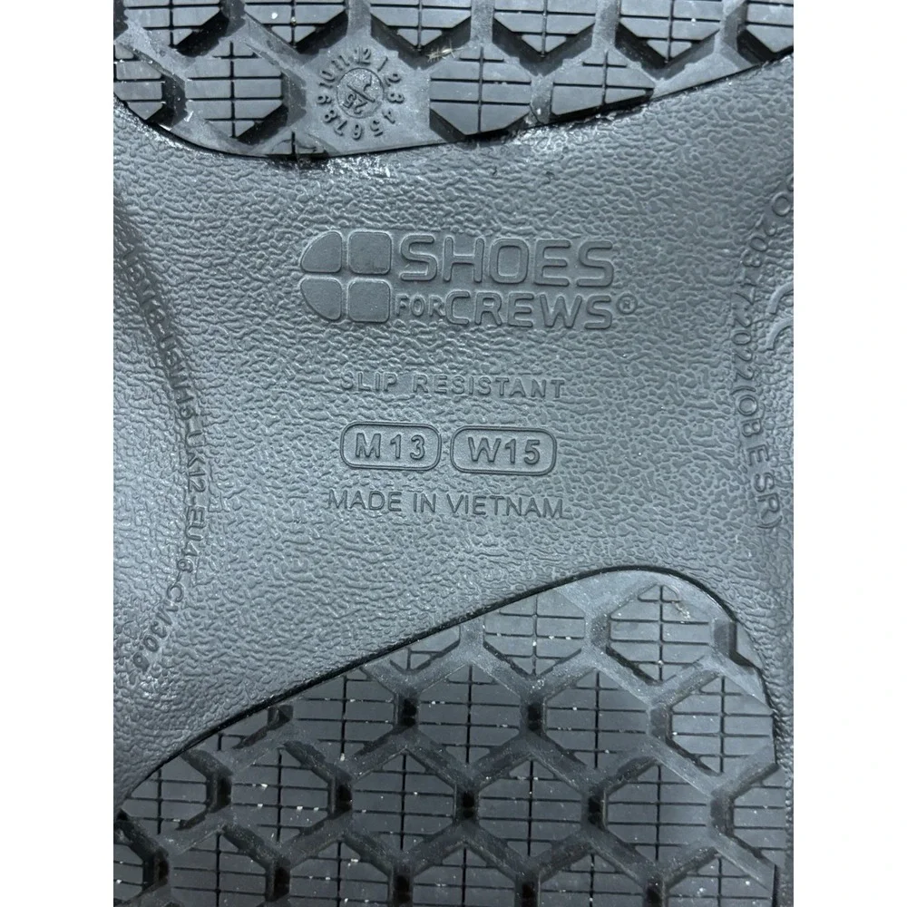 Shoes for Crews Slip Resistant Work Clogs Black Unisex Size M13/W15 Waterproof